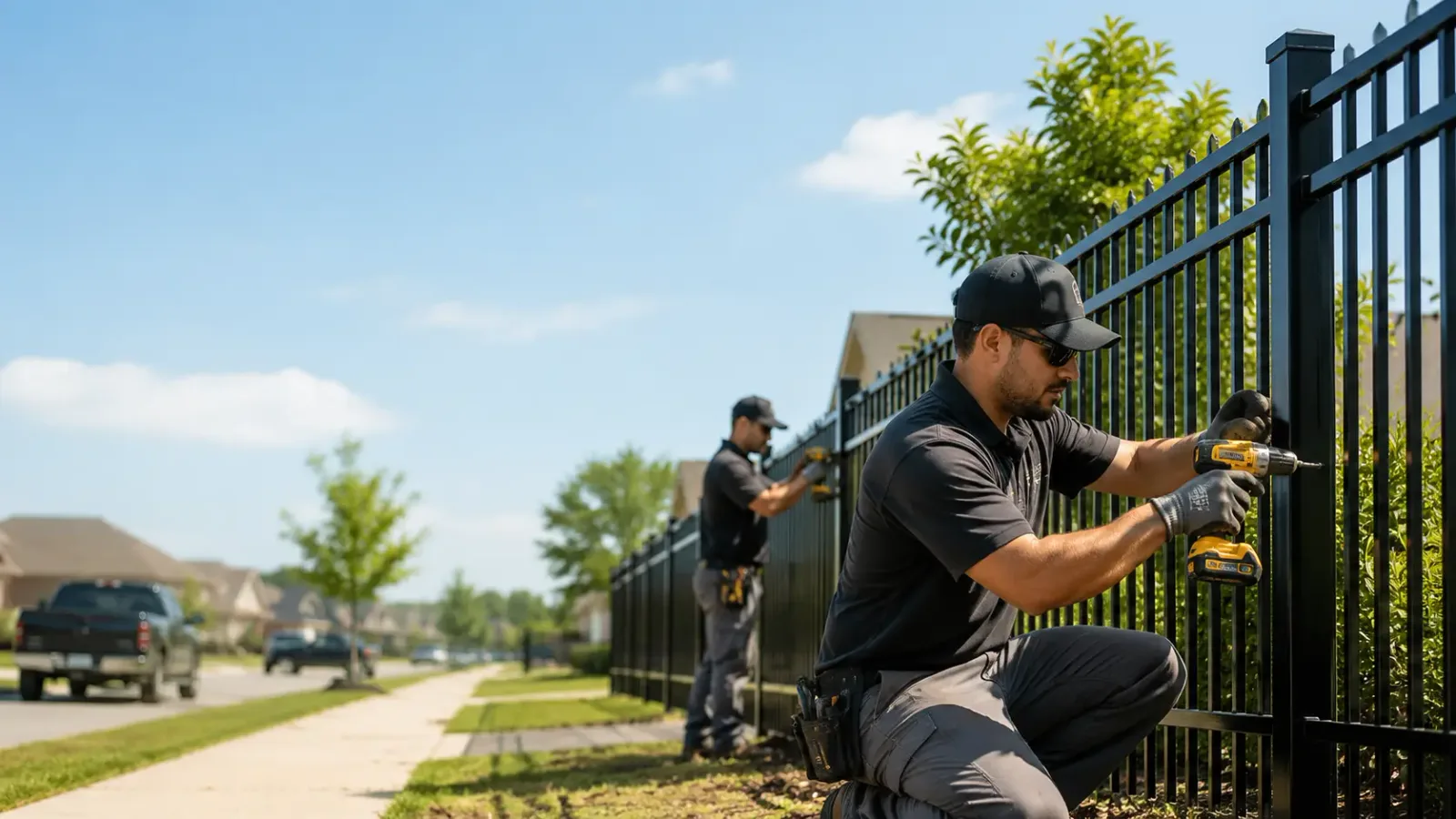 Metal Fence Installation in Yaphank, NY